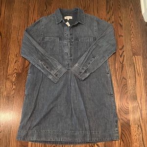 Madewell women’s denim dress, size L, NEW WITH TAGS!